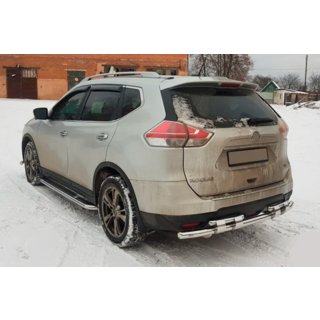 Zadní ochranný rám NSXT.13.6.B1-08 (nerez) Nissan X-trail T32/Rogue 2014–2021 fotografie 3