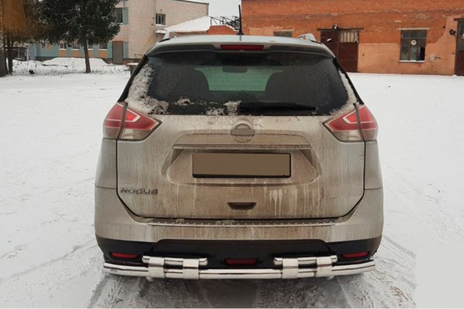 Nissan X-trail T32/Rogue 2014–2021 Zadní ochranný rám NSXT.13.6.B1-08 (nerez) Image