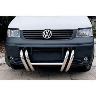 Přední ochranný rám ST006-03 „nízdr y“ (nerez) Volkswagen T5 Transporter 2003–2010 fotografie 3