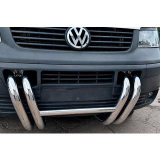 Přední ochranný rám ST006-03 „nízdr y“ (nerez) Volkswagen T5 Transporter 2003–2010 fotografie 4