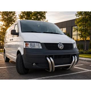 Přední ochranný rám ST006-03 „nízdr y“ (nerez) Volkswagen T5 Transporter 2003–2010 fotografie 1