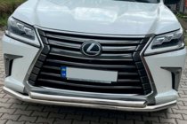 Lexus LX570/450d 2008–2022 Predni ochranny ram ST014 (2015+, nerez) fotografie 4
