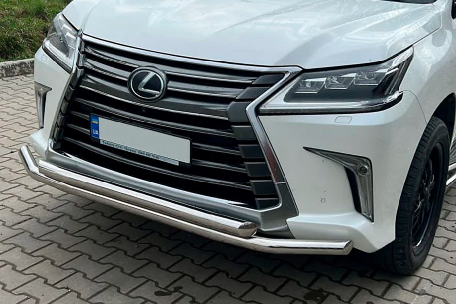 Lexus LX570/450d 2008–2022 Predni ochranny ram ST014 (2015+, nerez) Image