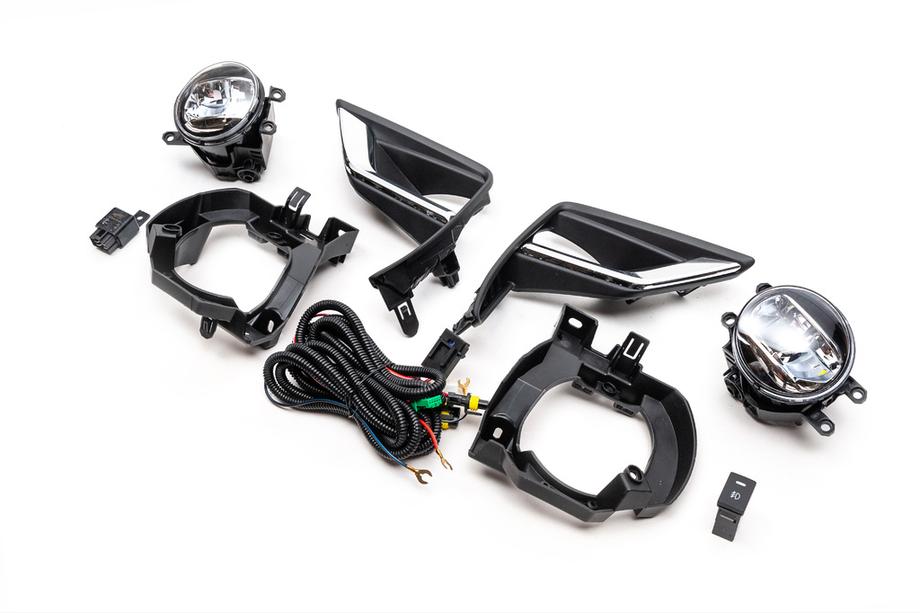 Toyota Land Cruiser Prado 150 2009–2023 LED mlhovky s držáky (2 ks, 2017+) Fotografie 3