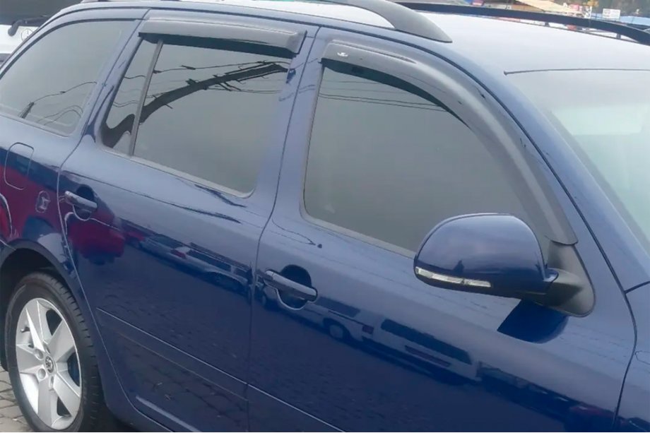 Skoda Octavia II A5 2006–2010 Okenní deflektory SW (4 ks, HIC) Image