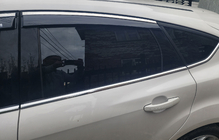 Ford Focus III 2011–2017 Ofuky oken s chromovou lištou Niken (SD/HB, 4 ks) fotografie 5