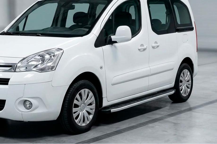 Peugeot Partner Tepee 2008–2018 Boční nášlapy Fullmond (2 ks, hliník) Image