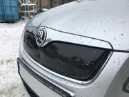 Skoda Fabia 2007–2014 Zimní kryt přední masky (2007-2010, horní) fotografie 3
