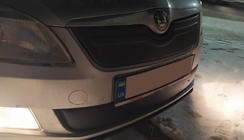 Skoda Fabia 2007–2014 Zimní kryt masky (2011-2014, horní) fotografie 3