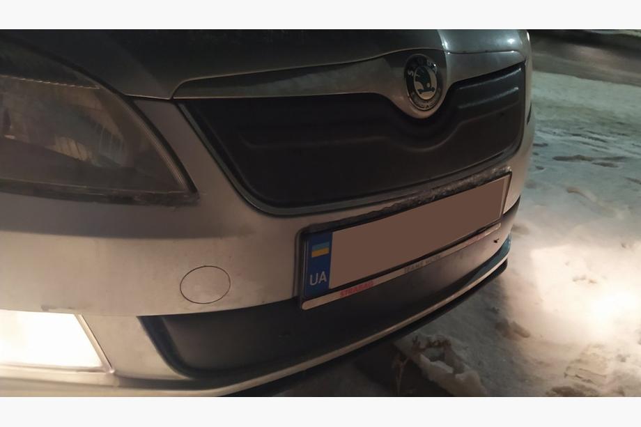 Skoda Fabia 2007–2014 Zimní kryt masky (2011-2014, horní) Matná Fotografie 3