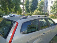 Ford Focus II 2005–2008 Hliníkové střešní podélníky (Caravan, chrom) fotografie 5