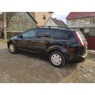 Hliníkové střešní ližiny (Caravan, černé) Ford Focus II 2008–2011 fotografie 2