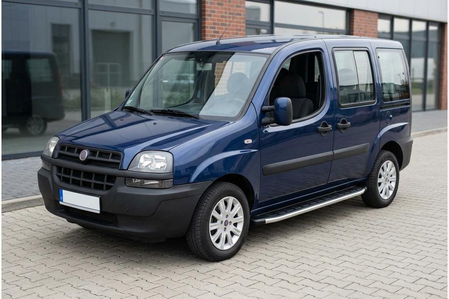 Fiat Doblo I 2005–2010 Boční prahy Fullmond (2 ks, hliníkové) Maxi (dlouhý rozvor) Image