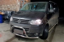 Volkswagen T5 2010–2015 Přední ochranný rám WT006ST (nerez) fotografie 3