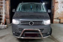 Volkswagen T5 2010–2015 Přední ochranný rám WT006ST (nerez) fotografie 2