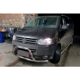 Přední ochranný rám WT006ST (nerez) Volkswagen T5 2010–2015 fotografie 3