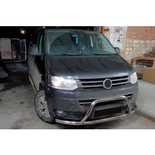Přední ochranný rám WT006ST (nerez) Volkswagen T5 2010–2015 fotografie 1