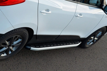 Kia Sportage 2010–2015 Boční prahy Fullmond (2 ks, hliníkové) fotografie 2