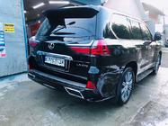 Lexus LX570/450d 2008–2022 Ochranný kryt hrany zadního nárazníku (2016+, 2 ks) fotografie 2