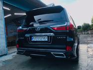 Lexus LX570/450d 2008–2022 Ochranný kryt hrany zadního nárazníku (2016+, 2 ks) fotografie 3