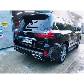 Ochranný kryt hrany zadního nárazníku (2016+, 2 ks) Lexus LX570/450d 2008–2022 fotografie 2