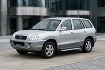 Hyundai Santa Fe 1 2000–2006 Boční nášlapy Allmond Grey (2 ks, hliník) fotografie 1