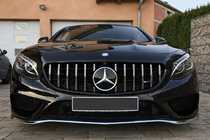 Mercedes S-class C217 Coupe 2014–2020 Maska chladiče BRB (pro COUPE) 2018+ fotografie 1
