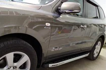 Hyundai Santa Fe 2 2006–2012 Boční prahy Fullmond (2 ks, hliníkové) fotografie 9