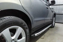 Hyundai Santa Fe 2 2006–2012 Boční prahy Fullmond (2 ks, hliníkové) fotografie 1