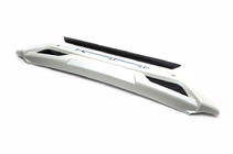 Toyota Land Cruiser 200 2007–2021 Přední lip spoiler nárazníku 2016↗ (styl ME, pod nárazníkovou sukni) Černá barva fotografie 8