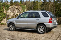 Kia Sportage 2004–2010 Boční prahy Fullmond (2 ks, hliníkové) fotografie 1