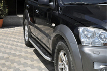 Kia Sorento I BL 2002–2009 Boční nášlapy Fullmond (2 ks, hliník) fotografie 1