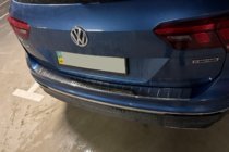 Volkswagen Tiguan 2016–2023 Ochranná lišta zadního nárazníku (Carmos, nerez) fotografie 8