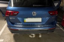 Volkswagen Tiguan 2016–2023 Ochranná lišta zadního nárazníku (Carmos, nerez) fotografie 9