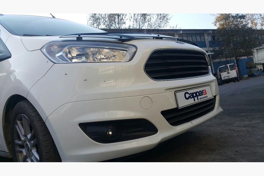 Ford Courier 2014–2023 Deflektor kapoty EuroCap Fotografie 8