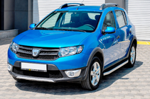 Dacia Sandero 2013–2020 Boční nášlapy Fullmond (2 ks, hliník) fotografie 1
