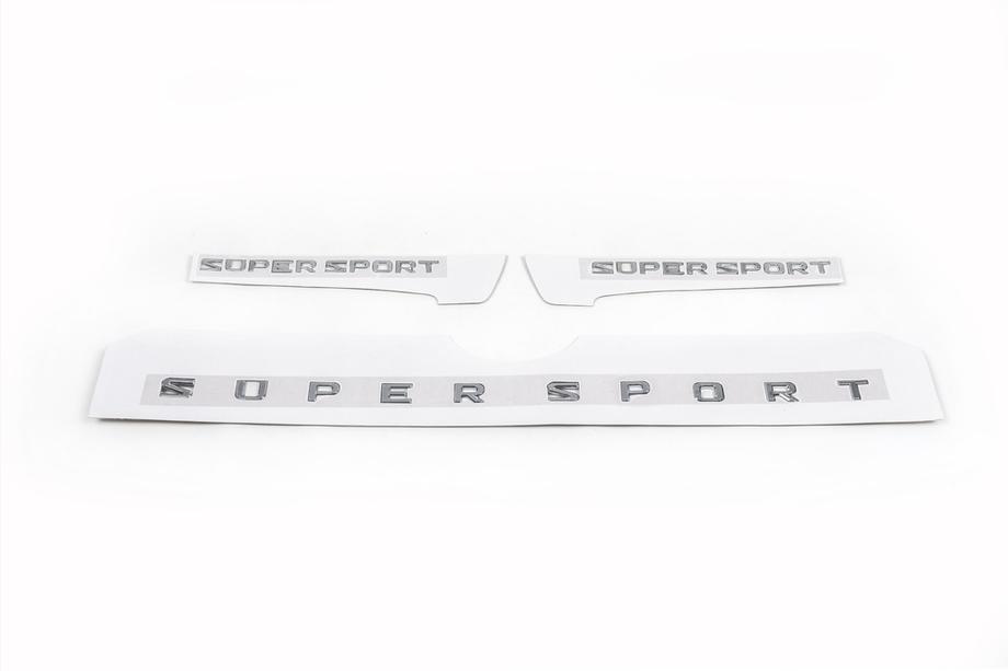 Sada emblémů Supersport (3 ks) Fotografie 2