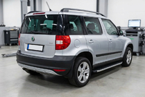 Skoda Yeti 2009–2017 Boční prahy Fullmond (2 ks, hliník) fotografie 1