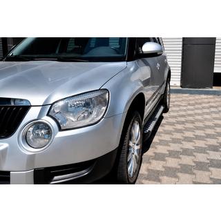 Boční nášlapy Allmond Grey (2 ks, hliník) Skoda Yeti 2009–2017 fotografie 1