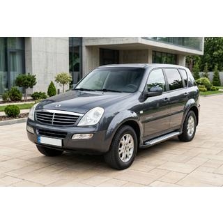 Boční nášlapy Allmond Grey (2 ks, hliník) SsangYong Rexton I 2001–2017 fotografie 1