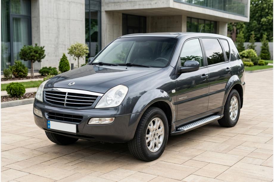 SsangYong Rexton I 2001–2017 Boční nášlapy Allmond Grey (2 ks, hliník) Image
