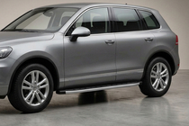 Volkswagen Touareg 2002–2010 Boční nášlapy Fullmond (2 ks, hliník) fotografie 2
