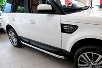 Range Rover Sport 2005–2013 Boční nášlapy Fullmond (2 ks, hliník) fotografie 1