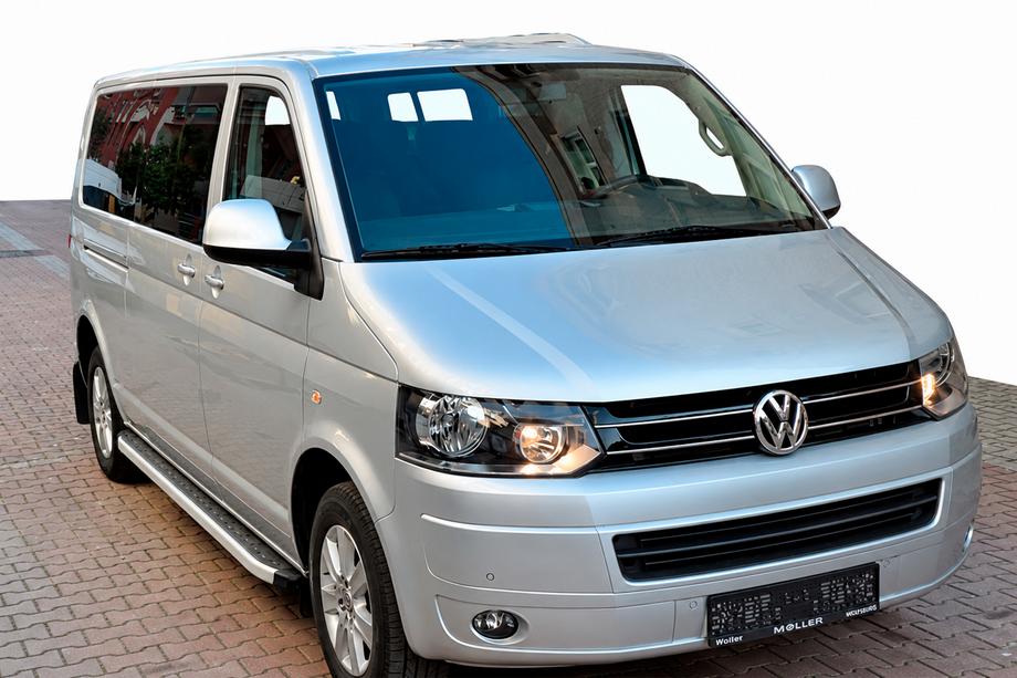 Volkswagen T5 2010–2015 Boční nášlapy Fullmond (2 ks, hliník) Dlouhý rozvor Image