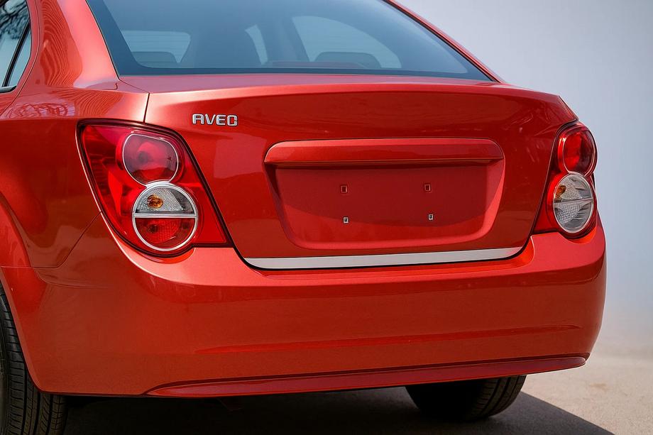 Chevrolet Aveo T300 2011–2020 Nerezová lišta hrany víka kufru (Sedan) Image