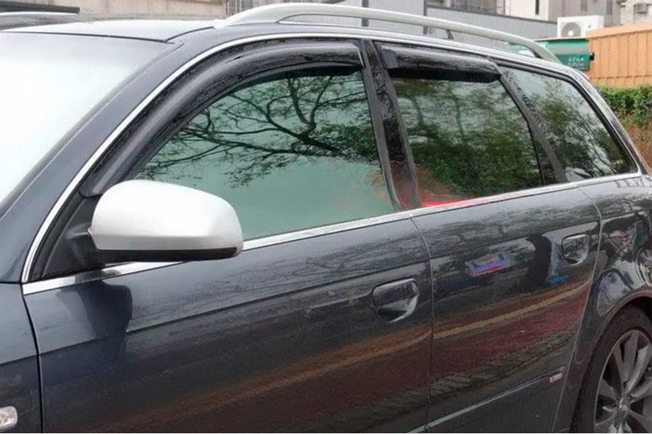 Audi A4 B7 2004–2008 Okenní deflektory (Avant, 4 ks, HIC) Image