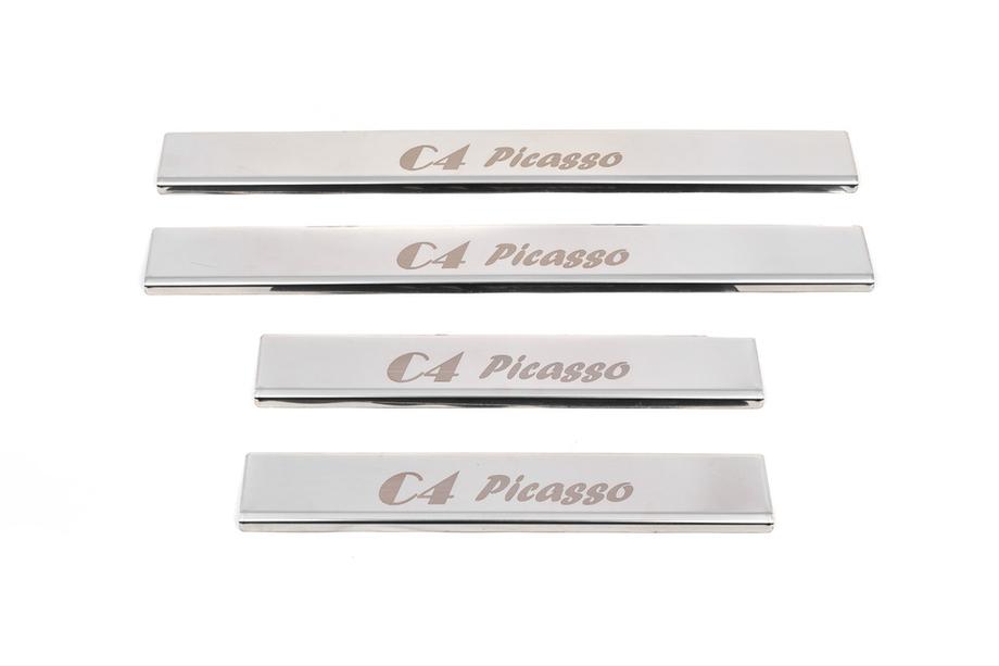 Citroen C-4 Picasso 2013–2022 Kryty prahů Carmos (4 ks, nerez) Image