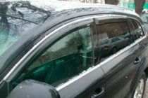 Audi Q7 2005–2015 Okenní deflektory s chromovou lištou (4 ks, HIC) fotografie 1