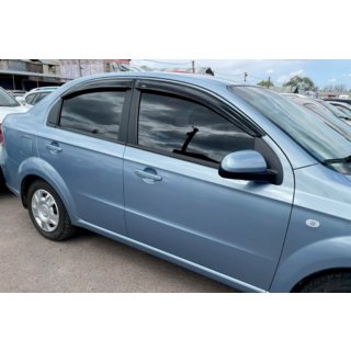 Deflektory oken SD (4 ks, HIC) Chevrolet Aveo T250 2005–2011 fotografie 4
