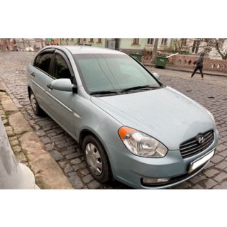 Ofuky oken (4 ks, HIC) Hyundai Accent 2006–2010 fotografie 3